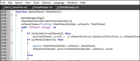 smartanim maxscripts documentation commands help rigging animation toolkit 3ds max plugin