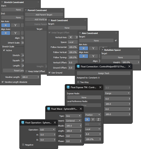 3ds max smartanim animation rig toolkit controllers
